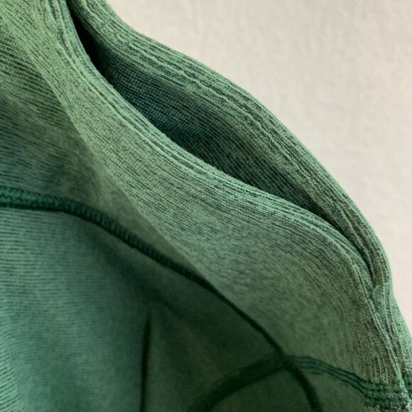 Outdoor Voices Warm Up Crop Cropped Heathered Green Athletic Leggings Sz S - Picture 8 of 8